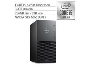 Dell XPS Desktop PC Intel 10th Core i5-10400 6-cores up to 4.3Ghz NVIDIA GeForce GTX 1660 SUPER 6GB GDDR6 32GB RAM 256GB SSD+2TB HDD USB-C RJ-45 LAN HDMI BT WiFi Win10 Dell XPS Desktop PC Intel 10th Core i5-10400 6-cores up to 4.3Ghz NVIDIA GeForce GTX 1660 SUPER 6GB GDDR6 32GB RAM 256GB SSD+2TB HDD USB-C RJ-45 LAN HDMI BT WiFi Win10
