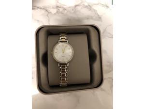 Fossil ES4449 Kinsey Three Hand Two Tone Stainless Steel Womens Watch