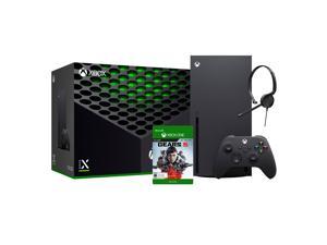 2020 Newest X Gaming Console Bundle  1TB SSD Black Xbox Console and Wireless Controller with Gears 5 Full Game and Xbox Chat Headset