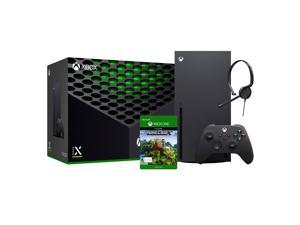 2020 Newest X Gaming Console Bundle  1TB SSD Black Xbox Console and Wireless Controller with Minecraft Full Game and Xbox Chat Headset