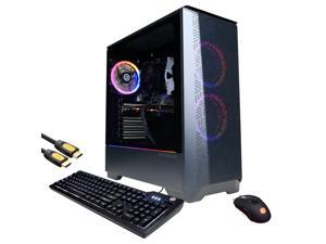 CyberPowerPC Gamer Master Gaming Desktop, AMD Ryzen 3 3100, GeForce GT 730, 16GB DDR4 RAM, 1TB PCIe SSD, HDMI/DP/DVI/VGA, RJ-45, Wi-Fi, RGB Tower, Mytrix HDMI Cable, Win 10 CyberPowerPC Gamer Master Gaming Desktop, AMD Ryzen 3 3100, GeForce GT 730, 16GB DDR4 RAM, 1TB PCIe SSD, HDMI/DP/DVI/VGA, RJ-45, Wi-Fi, RGB Tower, Mytrix HDMI Cable, Win 10