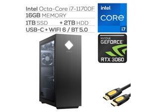 HP OMEN 25L 3060 Gaming Desktop, Intel 8-Core i7-11700F, GeForce RTX 3060, 16GB RAM 3200MHz, 1TB PCIe SSD+2TB HDD, USB-C, RGB, Wi-Fi 6, HDMI/DP/RJ45, Mytrix_HDMI Cable, Win10 w/Keyboard and Mouse HP OMEN 25L 3060 Gaming Desktop, Intel 8-Core i7-11700F, GeForce RTX 3060, 16GB RAM 3200MHz, 1TB PCIe SSD+2TB HDD, USB-C, RGB, Wi-Fi 6, HDMI/DP/RJ45, Mytrix_HDMI Cable, Win10 w/Keyboard and Mouse