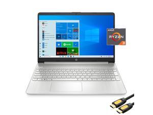 HP 15.6" FHD Micro-Edge Slim Laptop, AMD Dual-Core Ryzen 3 3250U (Beat i3-10110U), 4GB RAM, 128GB SSD, USB-C, HDMI, Wi-Fi, Webcam, HP Fast Charge, SD Reader, Mytrix_HDMI Cable, Win 10 HP 15.6" FHD Micro-Edge Slim Laptop, AMD Dual-Core Ryzen 3 3250U (Beat i3-10110U), 4GB RAM, 128GB SSD, USB-C, HDMI, Wi-Fi, Webcam, HP Fast Charge, SD Reader, Mytrix_HDMI Cable, Win 10
