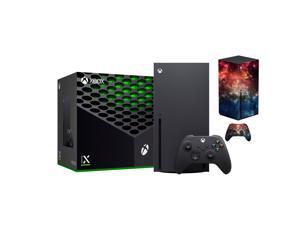 2021 Latest Xbox Gaming Console Black 1TB SSD Bundle with Wireless Controller and Mytrix Technology Full Body Customized Skin Cosmic Galaxy
