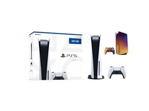 Mytrix PlayStation_PS5 Gaming Console Disc Drive Version AMD Ryzen Zen 8 Cores CPU 825GB PCIe Gen 4 NVNe SSD with Wireless Controller Mytrix Customized Full Body Skins - Orange Purple Fade Mytrix PlayStation_PS5 Gaming Console Disc Drive Version AMD Ryzen Zen 8 Cores CPU 825GB PCIe Gen 4 NVNe SSD with Wireless Controller Mytrix Customized Full Body Skins - Orange Purple Fade