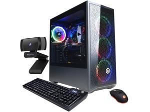CYBERPOWERPC Gamer Xtreme VR Gaming PC, Intel Hexa-Core i5-11400F, GeForce RTX 2060 6GB, 8GB RAM, 500GB PCIe SSD, USB-C, HDMI/DP, RJ-45, Wi-Fi, RGB, Mytrix Web Camera, Win 11 CYBERPOWERPC Gamer Xtreme VR Gaming PC, Intel Hexa-Core i5-11400F, GeForce RTX 2060 6GB, 8GB RAM, 500GB PCIe SSD, USB-C, HDMI/DP, RJ-45, Wi-Fi, RGB, Mytrix Web Camera, Win 11