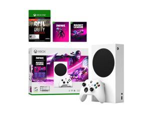 Microsoft Xbox Series S Fortnite & Rocket League Midnight Drive Pack Bundle with Call of Duty: Vanguard Full Game