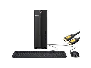 Acer Aspire XC Desktop, Intel Core i3-10100 4-Core up to 4.3GHz, 8GB RAM, 512GB PCIe SSD+1TB HDD, USB-C, HDMI, RJ45, WiFi 6, DVD, Mytrix HDMI Cable, Win 10
