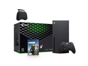 Latest Xbox Series X Gaming Console Bundle  1TB SSD Black Xbox Console and Wireless Controller with HALO Infinity and Mytrix Controller Protective Case