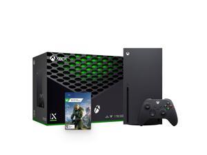 Latest Xbox Series X Gaming Console Bundle - 1TB SSD Black Xbox Console and Wireless Controller with HALO Infinity