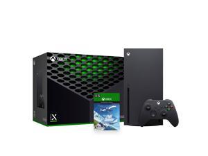Latest Xbox Series X Gaming Console Bundle  1TB SSD Black Xbox Console and Wireless Controller with Flight Simulator