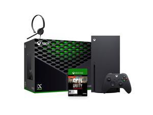 Latest Xbox Series X Gaming Console Bundle  1TB SSD Black Xbox Console and Wireless Controller with Call of Duty Vanguard and Mytrix Chat Headset
