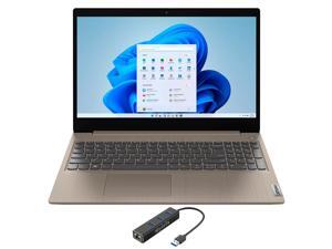 Lenovo Ideapad 3 Touchscreen Laptop, 15.6" HD Display, Intel Core i3-1115G4 up to 4.10Ghz, 8GB DDR4 RAM, 256GB PCIe SSD, HDMI, WiFi, BT, Keypad, Media Card Reader, Mytrix Ethernet Hub, Almond, Win 10