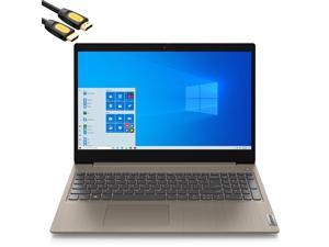 Lenovo IdeaPad 3i 15.6" FHD Laptop, Intel Core i3-1115G4 up to 4.10 GHz, 8GB DDR4 RAM, 256GB PCIe SSD, HDMI, USB, WiFi, Keypad, SD Card Reader, Webcam, FP Reader, Mytrix HDMI Cable, Almond, Win 11