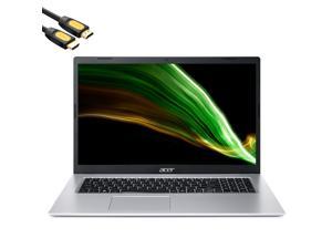 Acer Aspire 3 Laptop, 17.3" FHD IPS Micro-Edge Display, 11th Gen Core i5-1135G7, 12GB DDR4 RAM, 256GB PCIe SSD, HDMI, RJ45, WiFi, Keypad, Webcam, 1-Year MS 365, Mytrix HDMI Cable, Silver, Win 10