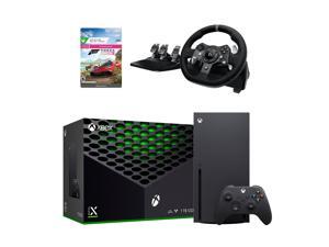 Xbox Series X 1TB Ulra Fast SSD Gaming Console with Logitech G920 Racing Wheel Set  Forza Horizon 5
