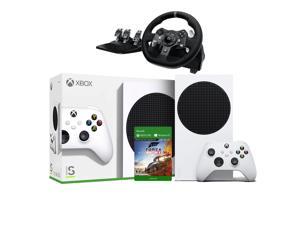 Xbox Series S All Digital 512GB SSD Gaming Console with Logitech G920 Racing Wheel Set  Forza Horizon 4