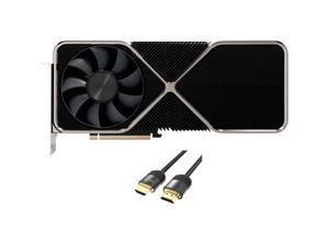 NVIDIA GeForce RTX 3090 Ti Graphics Card Founders Edition 24GB GDDR6X PCI Express 4.0 Antialiasing and anisotropic filtering w/ MT HDMI 2.1 Cable(4k@120Hz/8K@60Hz)