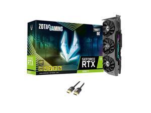 ZOTAC GeForce RTX 3080 Ti Trinity OC Graphics Card, 12GB GDDR6X 384-bit 19 Gbps PCIe 4.0, IceStorm 2.0 Advanced Cooling, Spectra 2.0 RGB Lighting, w/ MT HDMI 2.1 Cable(4k@120Hz/8K@60Hz)