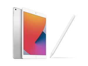 Apple Ipad 10.2'' Retina Display, A12 Bionic Chip, 32GB, Wi-Fi (Latest Model, 8th Generation) Silver, Mytrix Active Stylus Pen and Apple Smart Keyboard Apple Ipad 10.2'' Retina Display, A12 Bionic Chip, 32GB, Wi-Fi (Latest Model, 8th Generation) Silver, Mytrix Active Stylus Pen and Apple Smart Keyboard