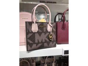 MICHAEL KORS 35F1GM9M2I MERCER MEDIUM MESSENGER SATCHEL BAG MK SIGNATURE POWDER BLUSH MICHAEL KORS 35F1GM9M2I MERCER MEDIUM MESSENGER SATCHEL BAG MK SIGNATURE POWDER BLUSH
