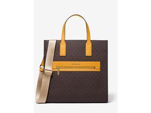 MICHAEL KORS 35T0GY9T3B Kenly Large Logo Tote Bag In Marigold