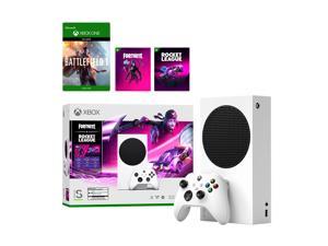 Microsoft Xbox Series S Fortnite & Rocket League Midnight Drive Pack Bundle with Battlefield 1 Full Game