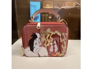 Coach CC377 Disney X Coach Box Crossbody With Cruella Motif IM/Red Apple  Multi 