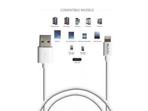 Mytrix Premium 3Foot Lightning Connector Charger Data Sync Cable for Apple iPhone iPad  White
