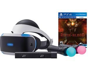 PlayStation VR Rush of Blood Starter Bundle (4 items): VR Headset, 2 Move Motion Controllers, PlayStation Camera, PSVR Until Dawn: Rush of Blood Game Disc