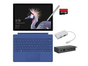 2017 New Surface Pro Bundle (6 Items): Core i5 8GB 256GB Tablet, Blue Type Cover (2016), Surface Pen V4 Silver (2016), Surface Dock, 128GB Micro SD Card, Mini DisplayPort Adapter 2017 New Surface Pro Bundle (6 Items): Core i5 8GB 256GB Tablet, Blue Type Cover (2016), Surface Pen V4 Silver (2016), Surface Dock, 128GB Micro SD Card, Mini DisplayPort Adapter