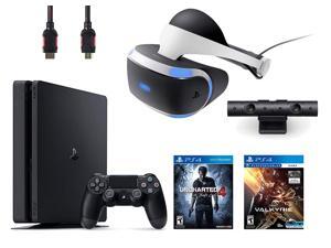 PlayStation VR Bundle 4 Items:VR Headset,Playstation Camera,PlayStation 4 Slim 500GB Console - Uncharted 4,VR Game Disc PSVR EVE-Valkyrie PlayStation VR Bundle 4 Items:VR Headset,Playstation Camera,PlayStation 4 Slim 500GB Console - Uncharted 4,VR Game Disc PSVR EVE-Valkyrie