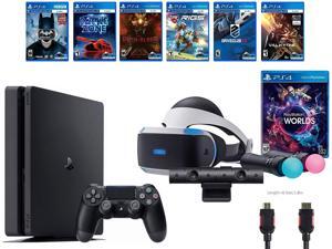 PlayStation VR Launch Bundle 8 Items:VR Launch Bundle,PlayStation 4 Slim 1TB,6 VR Game Disc Until Dawn: Rush of Blood,EVE: Valkyrie, Battlezone, Batman: Arkham VR, DriveClub, Battlezone PlayStation VR Launch Bundle 8 Items:VR Launch Bundle,PlayStation 4 Slim 1TB,6 VR Game Disc Until Dawn: Rush of Blood,EVE: Valkyrie, Battlezone, Batman: Arkham VR, DriveClub, Battlezone