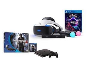 PlayStation VR Bundle - VR Bundle, PlayStation 4 Slim 500GB Console - Uncharted 4 PlayStation VR Bundle - VR Bundle, PlayStation 4 Slim 500GB Console - Uncharted 4