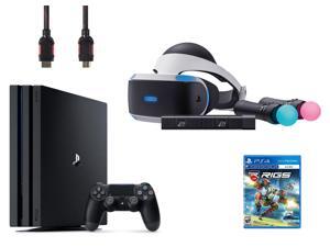 PlayStation VR Starter Bundle (5 Items): PlayStation 4 Pro Console 1 TB, VR Headset, 2 Move Motion Controllers, PlayStation Camera, RIGS Mechanized Combat League Game Disc PlayStation VR Starter Bundle (5 Items): PlayStation 4 Pro Console 1 TB, VR Headset, 2 Move Motion Controllers, PlayStation Camera, RIGS Mechanized Combat League Game Disc