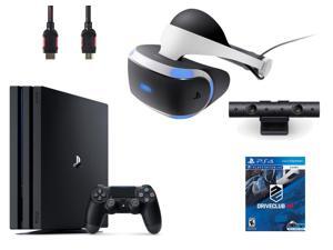 PlayStation VR Bundle (4 Items): PlayStation 4 Pro 1TB Console, VR Headset, Playstation Camera, PSVR Driveclub Game Disc PlayStation VR Bundle (4 Items): PlayStation 4 Pro 1TB Console, VR Headset, Playstation Camera, PSVR Driveclub Game Disc
