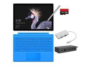 2017 New Surface Pro Bundle (6 Items): Core i7 8GB 256GB Tablet, Light Blue Type Cover (2016), Surface Pen V4 Silver (2016), Surface Dock, 128GB Micro SD Card, Mini DisplayPort Adaptor 2017 New Surface Pro Bundle (6 Items): Core i7 8GB 256GB Tablet, Light Blue Type Cover (2016), Surface Pen V4 Silver (2016), Surface Dock, 128GB Micro SD Card, Mini DisplayPort Adaptor