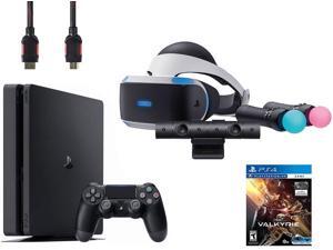 PlayStation VR Start Bundle (5 Items): VR Headset, Move Controller, PlayStation Camera Motion Sensor, Sony PS4 Slim 1TB Console - Jet Black, VR Game Disc PSVR EVE Valkyrie PlayStation VR Start Bundle (5 Items): VR Headset, Move Controller, PlayStation Camera Motion Sensor, Sony PS4 Slim 1TB Console - Jet Black, VR Game Disc PSVR EVE Valkyrie