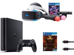 PlayStation VR Launch Bundle (3 Items): VR Launch Bundle, PlayStation 4 Slim 1TB and and VR Game Disc PSVR Until Dawn: Rush of Blood
