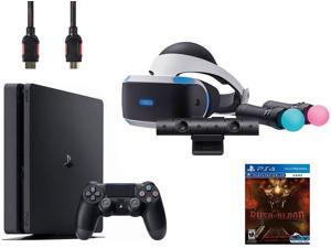 PlayStation VR Start Bundle (5 Items): VR Start Bundle, Sony PS4 Slim 1TB Console - Jet Black, VR game disc PSVR Until Dawn: Rush of Blood PlayStation VR Start Bundle (5 Items): VR Start Bundle, Sony PS4 Slim 1TB Console - Jet Black, VR game disc PSVR Until Dawn: Rush of Blood