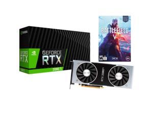 NVIDIA GeForce RTX 2080 Ti Founders Edition 11GB GDDR6 PCI Express 3.0 Graphics Card with Free Battlefield V Combo NVIDIA GeForce RTX 2080 Ti Founders Edition 11GB GDDR6 PCI Express 3.0 Graphics Card with Free Battlefield V Combo