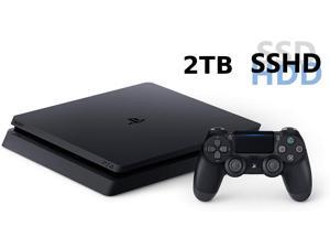 Playstation 4 Slim 2TB SSHD Solid State Hybrid Drive Console with Dualshock 4 Wireless Controller Bundle Enhanced with High Speed SSHD Playstation 4 Slim 2TB SSHD Solid State Hybrid Drive Console with Dualshock 4 Wireless Controller Bundle Enhanced with High Speed SSHD