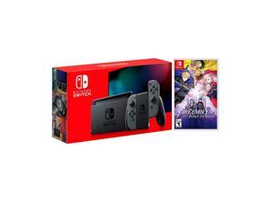 2019 New Nintendo Switch Gray Joy-Con Improved Battery Life Console Bundle with Fire Emblem: Three Houses NS Game Disc - 2019 New Game! 2019 New Nintendo Switch Gray Joy-Con Improved Battery Life Console Bundle with Fire Emblem: Three Houses NS Game Disc - 2019 New Game!