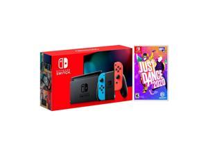 2019 New Nintendo Switch Red/Blue Joy-Con Improved Battery Life Console Bundle with Just Dance 2020 NS Game Disc - 2019 New Game! 2019 New Nintendo Switch Red/Blue Joy-Con Improved Battery Life Console Bundle with Just Dance 2020 NS Game Disc - 2019 New Game!