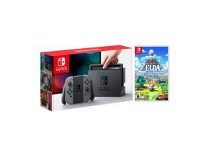 Nintendo Switch Gray Joy-Con Console Bundle with The Legend of Zelda: Link's Awakening NS Game Disc - 2019 New Game! Nintendo Switch Gray Joy-Con Console Bundle with The Legend of Zelda: Link's Awakening NS Game Disc - 2019 New Game!