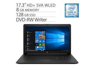 HP 17.3" Home and Business Laptop Core i5-8265U, 8GB RAM, 128GB SSD, UHD Graphics 620, 1600x900, 4 Cores up to 3.90 GHz, RJ-45 LAN, HDMI 1.4b 4K Output, DVD-RW, USB 3.1, Bluetooth, Win 10 HP 17.3" Home and Business Laptop Core i5-8265U, 8GB RAM, 128GB SSD, UHD Graphics 620, 1600x900, 4 Cores up to 3.90 GHz, RJ-45 LAN, HDMI 1.4b 4K Output, DVD-RW, USB 3.1, Bluetooth, Win 10