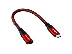 USB C Extension Cable Short 7.8 inch, RIITOP USB C Gen2 10Gbps Male to Female Extender Cord Adapter for Nintendo Switch, MacBook Pro, Mac Air, Surface Go USB C Extension Cable Short 7.8 inch, RIITOP USB C Gen2 10Gbps Male to Female Extender Cord Adapter for Nintendo Switch, MacBook Pro, Mac Air, Surface Go