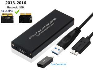 Apple Macbook Air Pro (2013) Retina SSD Enclosure Adapter, RIITOP USB 3.0 External SSD Enclosure for Apple Macbook Air Pro A1466 A1465 A1398 A1502 SSD Apple Macbook Air Pro (2013) Retina SSD Enclosure Adapter, RIITOP USB 3.0 External SSD Enclosure for Apple Macbook Air Pro A1466 A1465 A1398 A1502 SSD