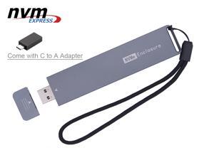 USB NVME SSD Hard Drive Enclosure Adapter USB 3.1 Type A Gen2 10Gbps for M Key M.2 PCIe NVMe SSD 2280 2260 2242 2230 mm Realtek RTL9210 Chipset USB NVME SSD Hard Drive Enclosure Adapter USB 3.1 Type A Gen2 10Gbps for M Key M.2 PCIe NVMe SSD 2280 2260 2242 2230 mm Realtek RTL9210 Chipset
