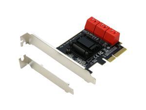 6 Ports SATA iii Controller Expansion Card with Low Profile Bracket, ASM1166 Chipset Support AHCI, SPAN, NCQ, Software RAID 0,1, for Windows 7 8 10 6 Ports SATA iii Controller Expansion Card with Low Profile Bracket, ASM1166 Chipset Support AHCI, SPAN, NCQ, Software RAID 0,1, for Windows 7 8 10